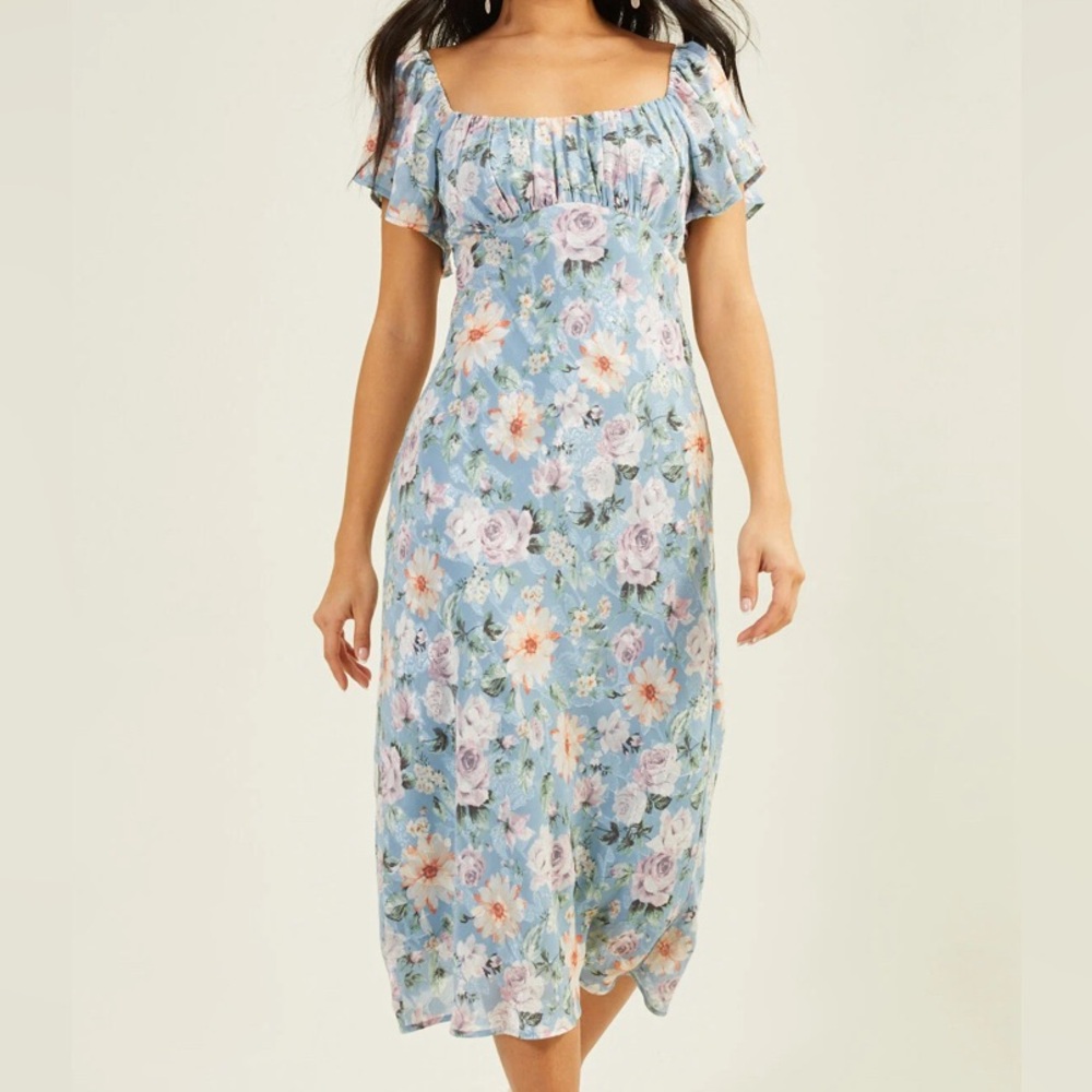 Altar’d State Floral Midi Dress